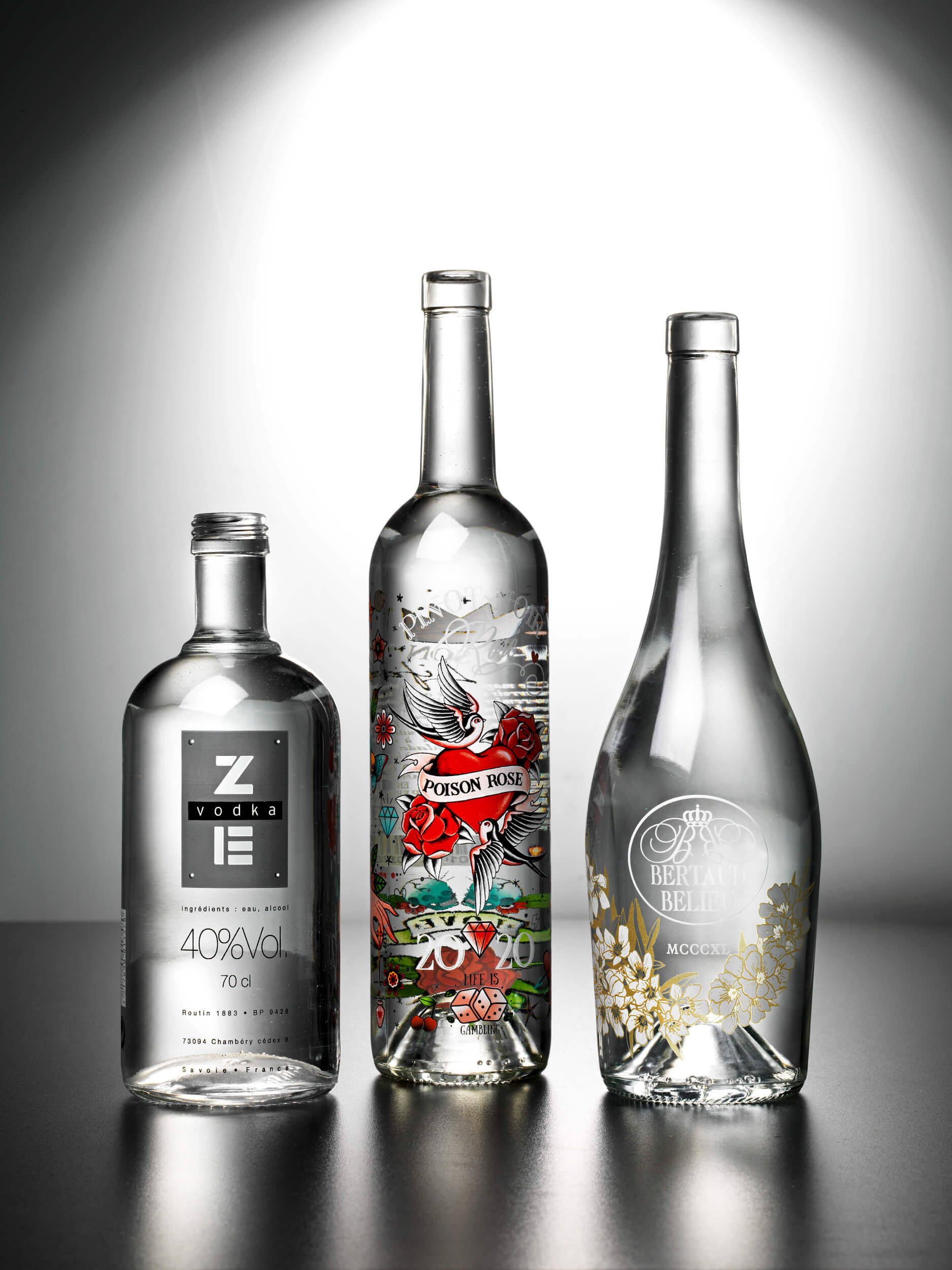 Sodever, décoration sur verre